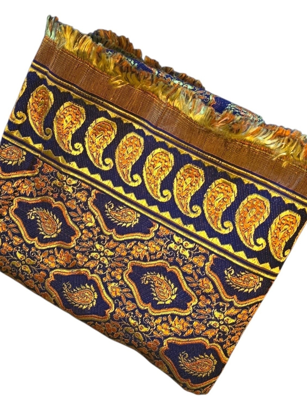 Luxury Paisley Jacquard Pasmina Reversible